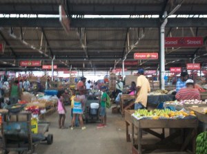 Coronation Market in downtown Kingston